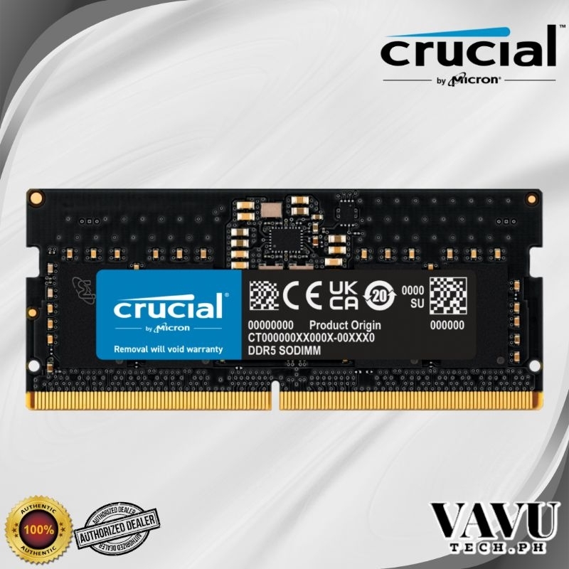 Crucial SODIMM DDR5 (5200mhz 5600mhz) CL42 CL46 32GB 16GB Laptop