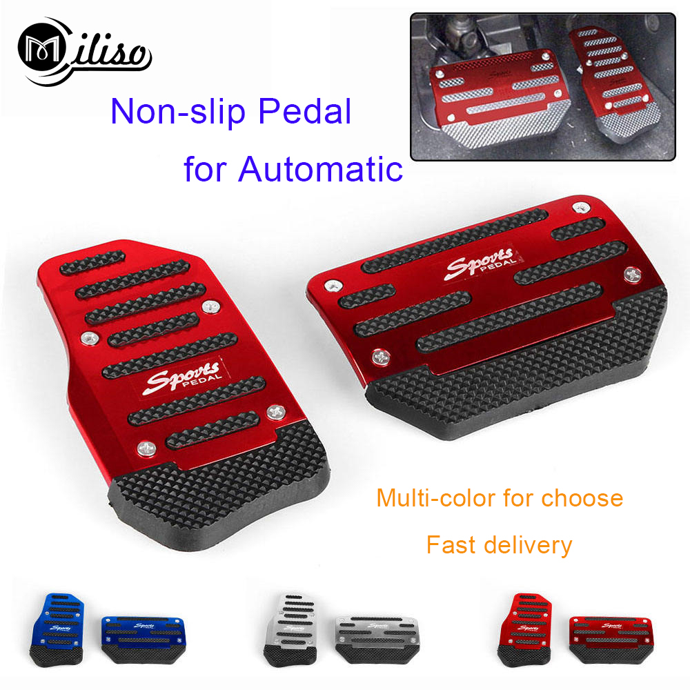 RED] Non-Slip Automatic Gas Brake Foot Pedal Pad India