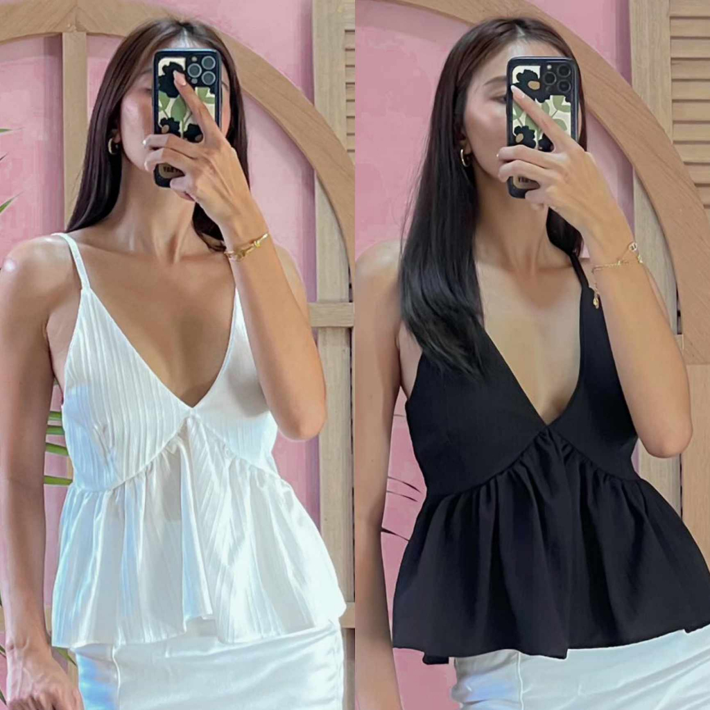 Where to Buy Peplum Top on Shopee: Dominique & Co