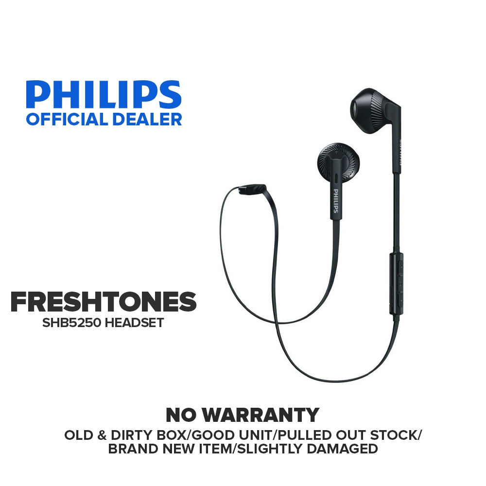 Philips shb5250bk wireless online bluetooth earphones