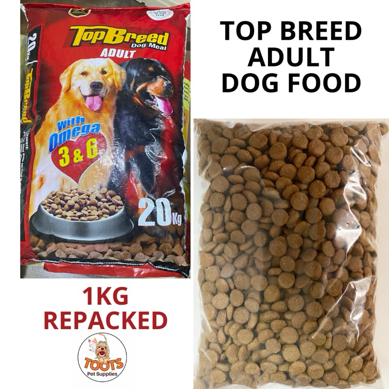 Top breed dog food ingredients sale