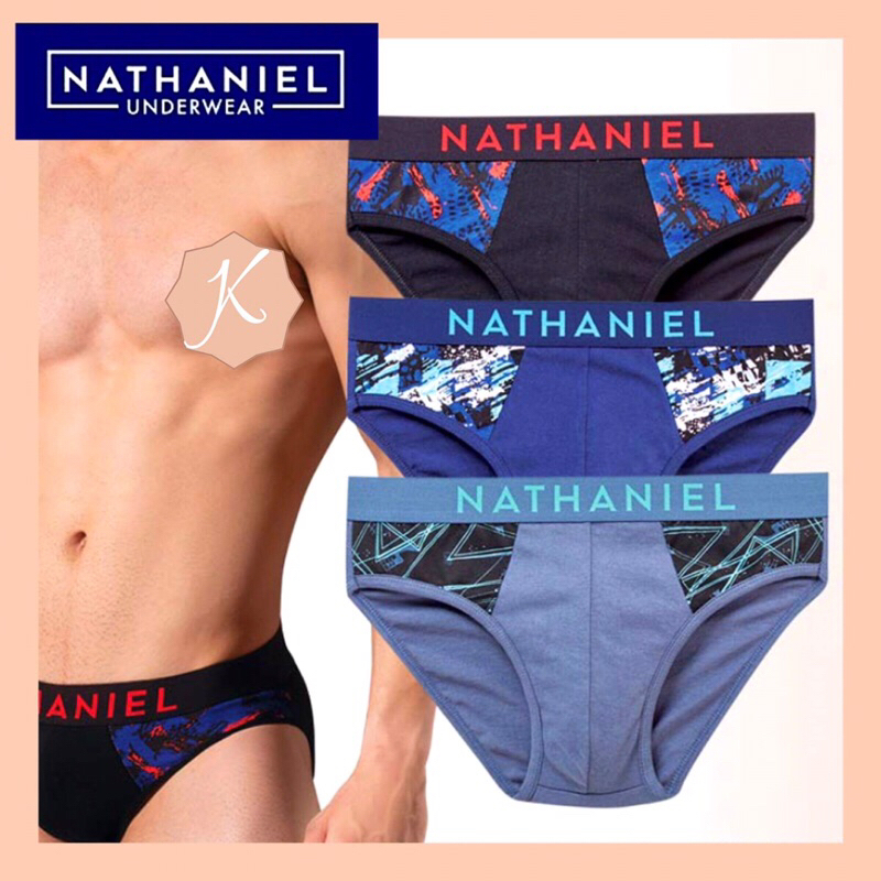 NATHANIEL BRIEF 3 pcs NATASHA UNDERWEAR 3in1 pack cotton Original