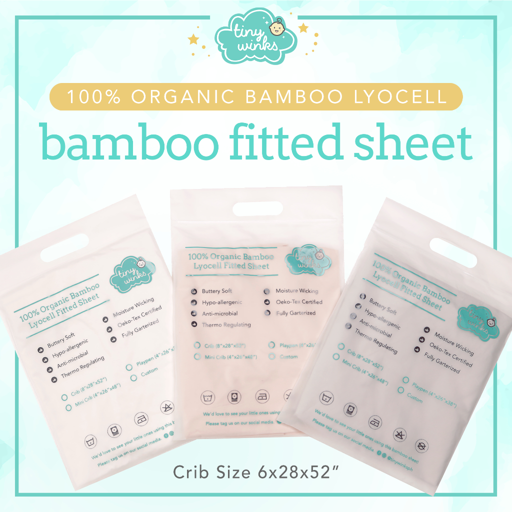 Organic bamboo crib store sheets