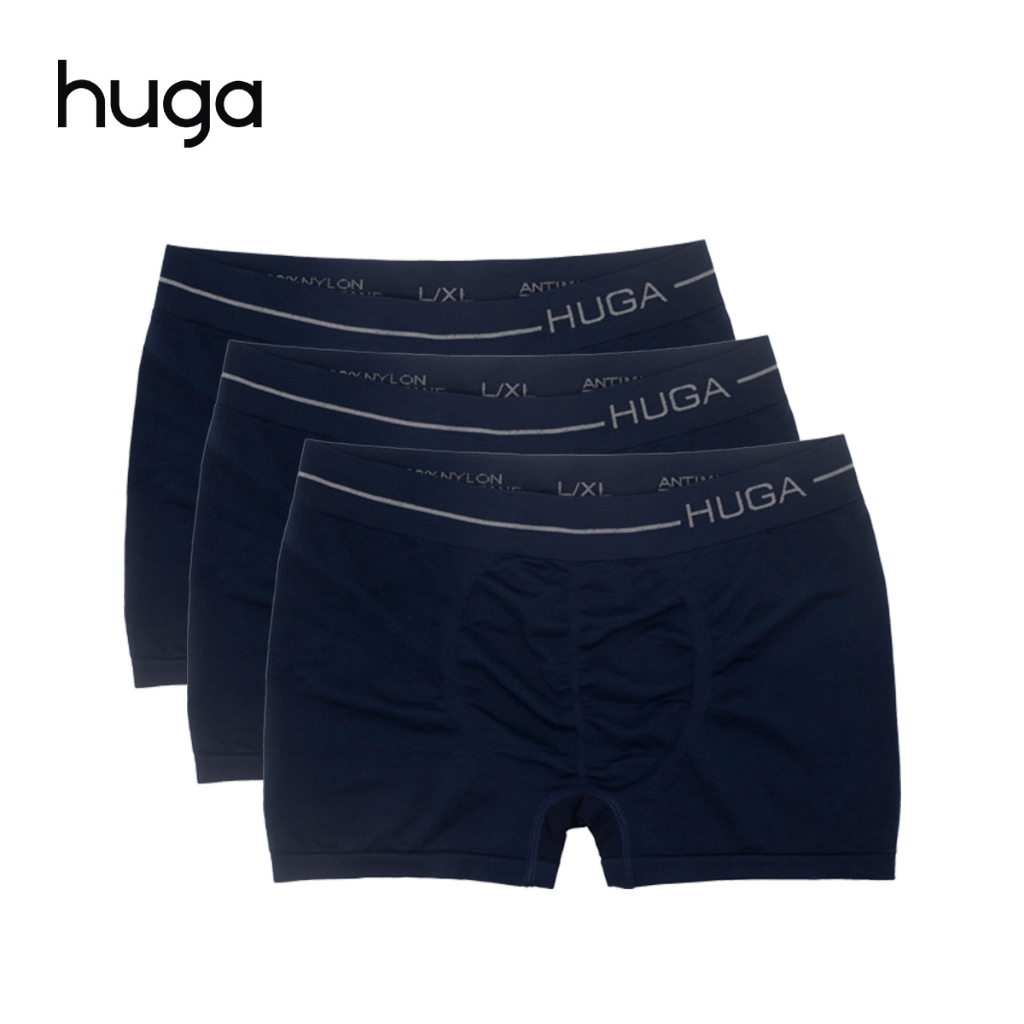 Buy Huga Mens 3 in 1 Pack Alpha Series Microfiber Seamless Boxer Briefs  2024 Online