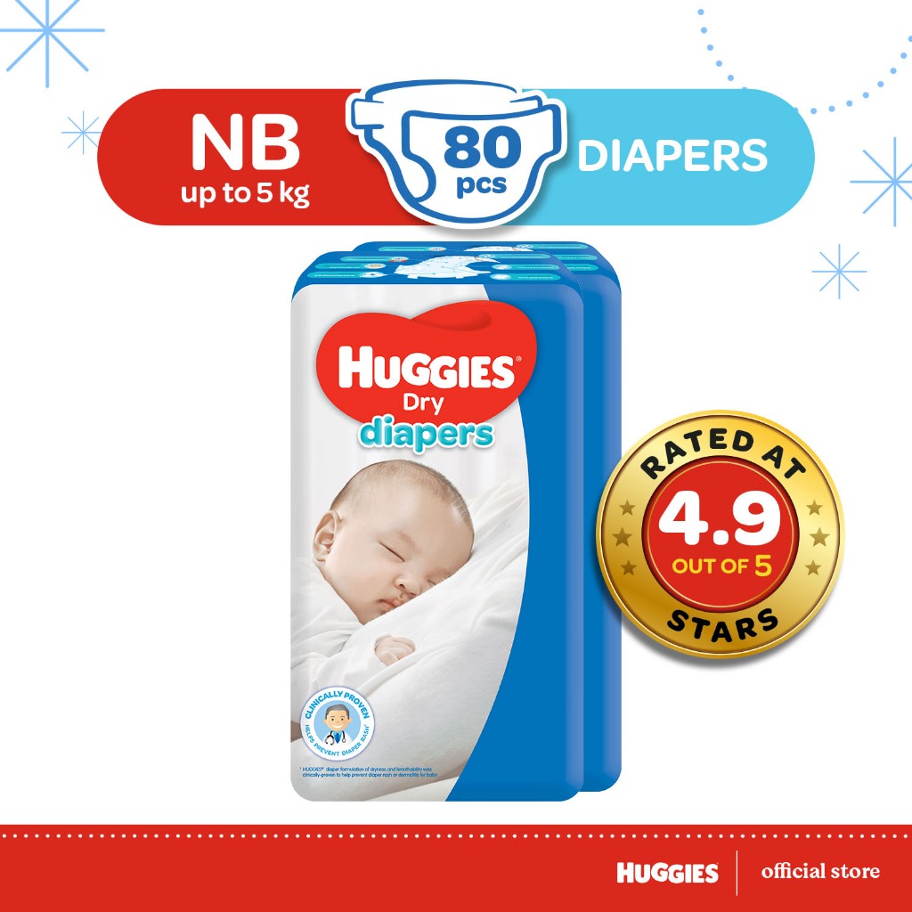 Huggies dry 2024 diapers newborn