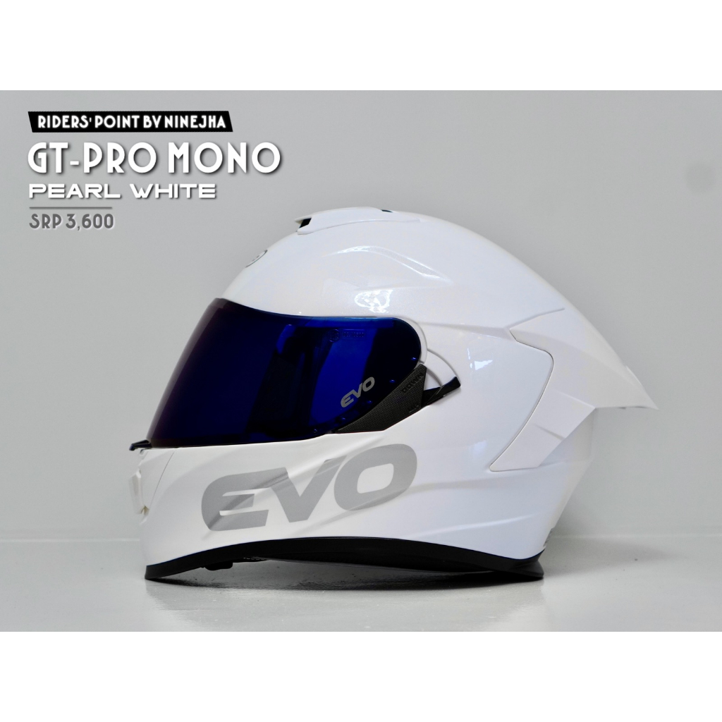 White cheap evo helmet