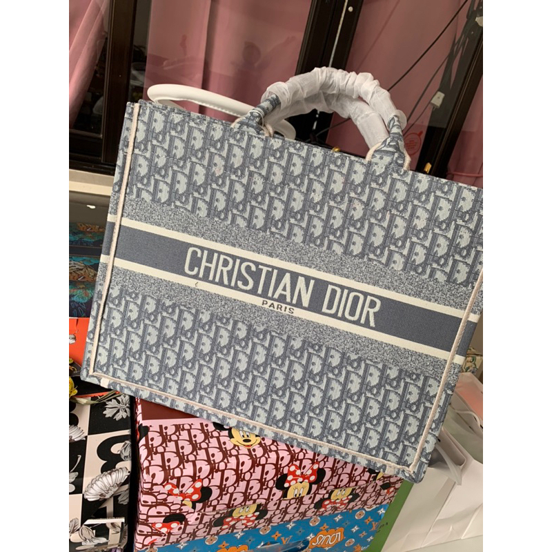 Dior discount tote canvas