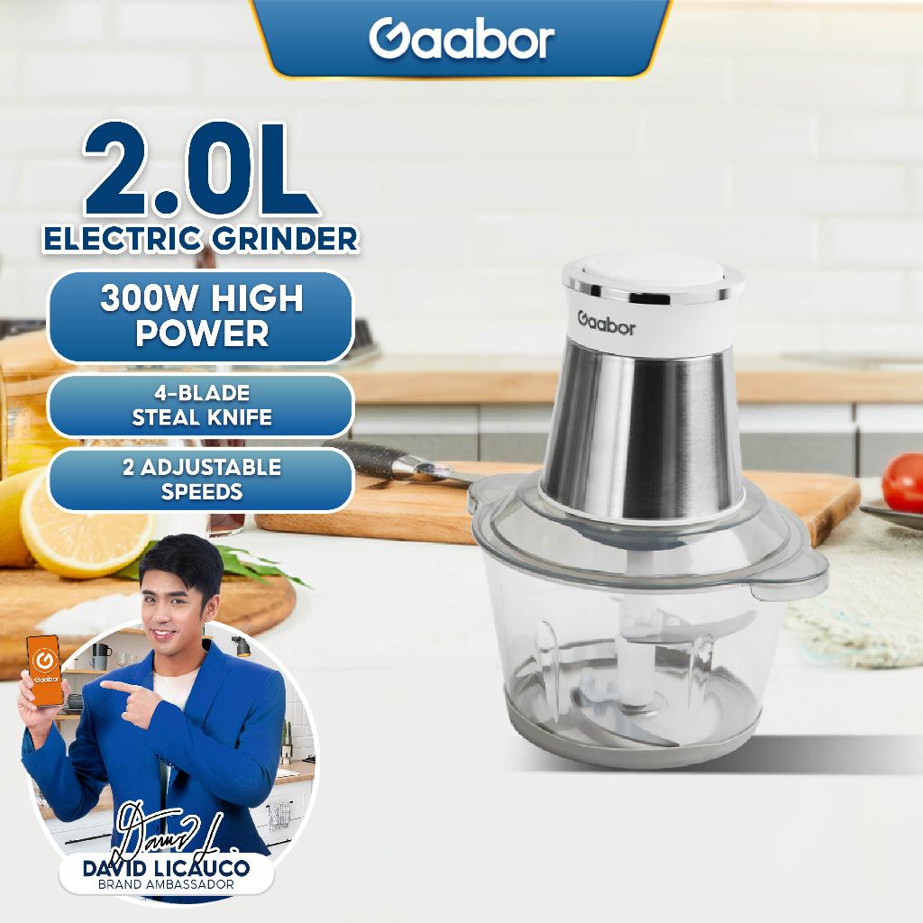 Gaabor Kitchen Food Processor Machine, Food Processor Meat Grinder