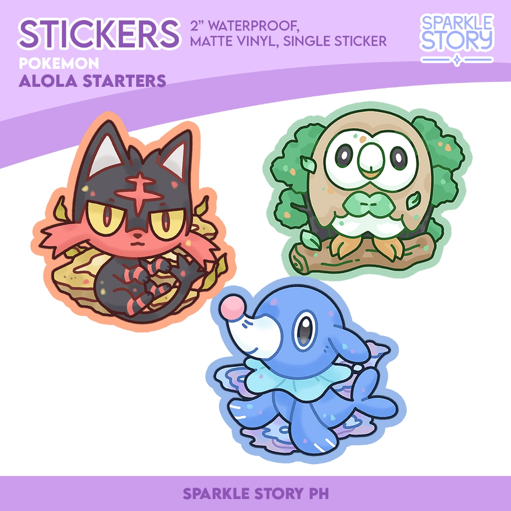 Pokémon Alola Region Sticker Book