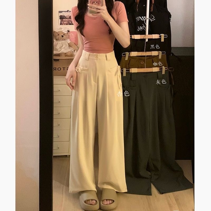 ERA' korean style high waist trouser pants