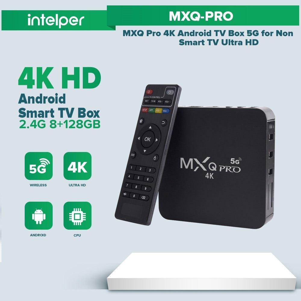 Android TV Box - MXQ Pro 4K 5G HD TV Box PLUS Mini Backlit Keyboard, Shop  Today. Get it Tomorrow!