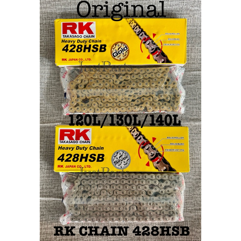 RK Racing Chain Only 428 HSB heavy duty 120L 130L 140L Shopee  Philippines