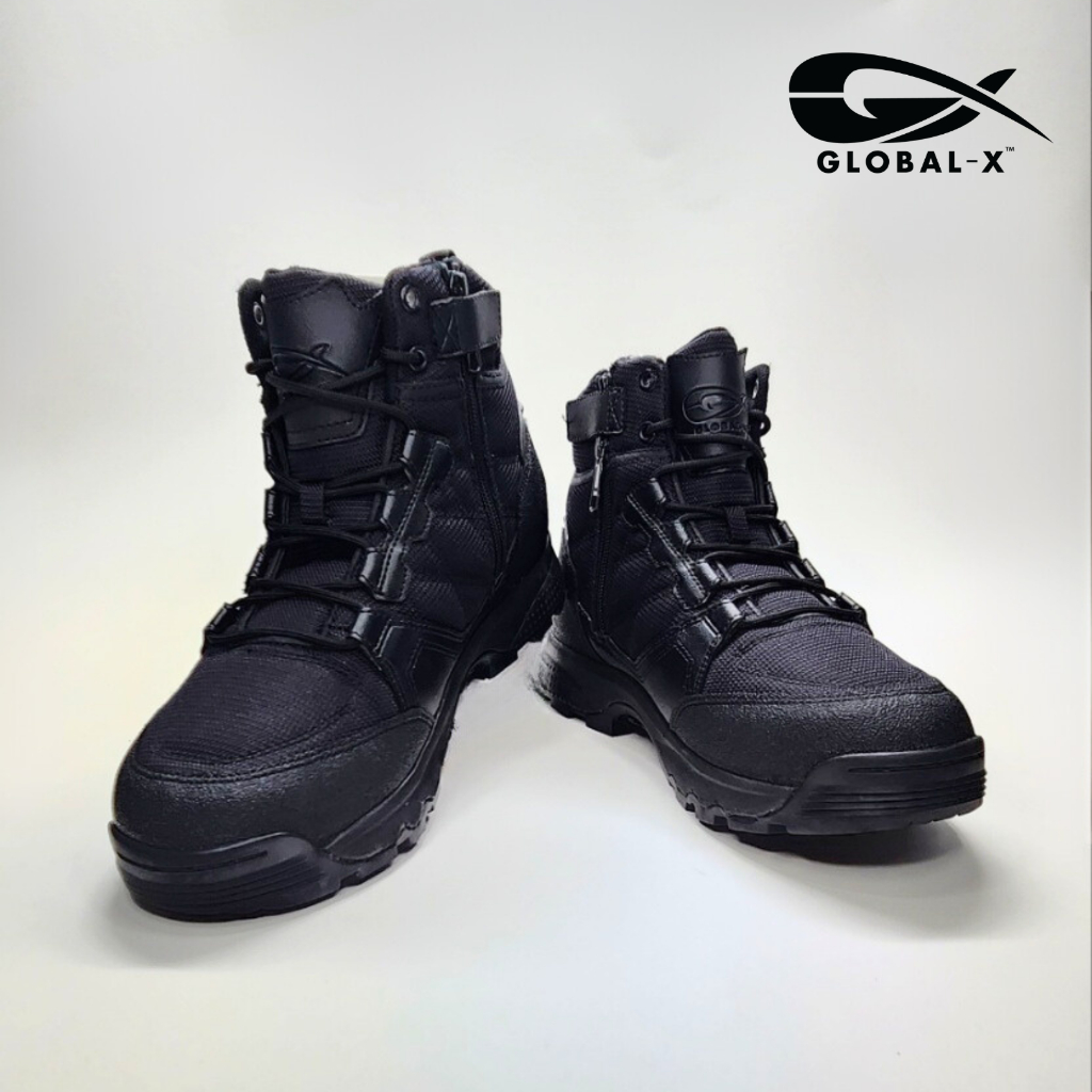 Global X Cyclone Shield Safety Boots with steel toe Proudly Made in the Philippines Shopee Philippines