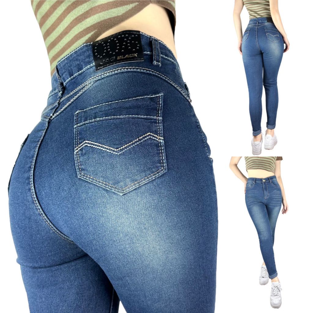 PLUS SIZE High Waist Joni Jeans Stretchable Skinny Jeans Maong Pants for  Women Plain Black Work