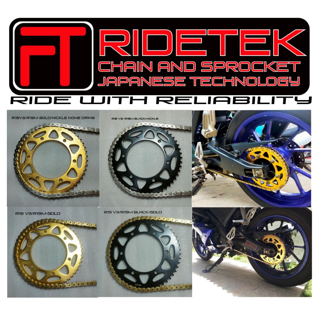 Best chain sprocket for best sale r15 v3