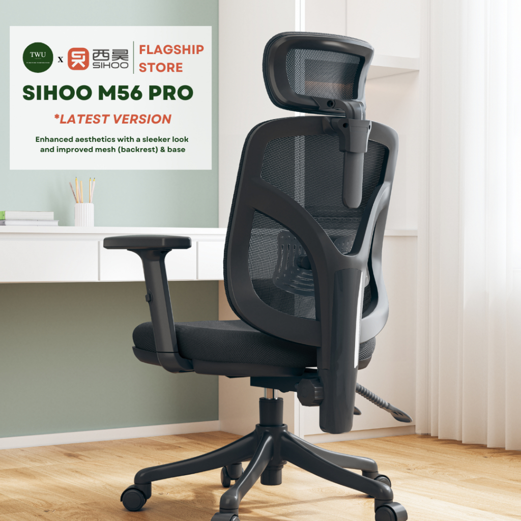 Sihoo M56 High Back Mesh Chair (Red, Blue) (2 Years Warranty)