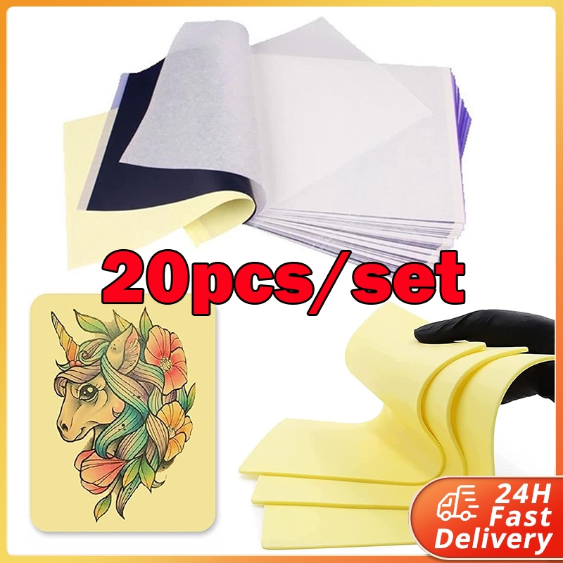 Tatt Stencil Transfer Paper 25PCS Ultra HD Tatt Thermal Stencil Paper 4  Layers Premium DIY Tatt Tracing Paper Transfer Kit Supplies Size A4