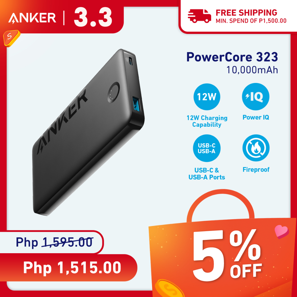 Anker 323 Power Bank (PowerCore PIQ)