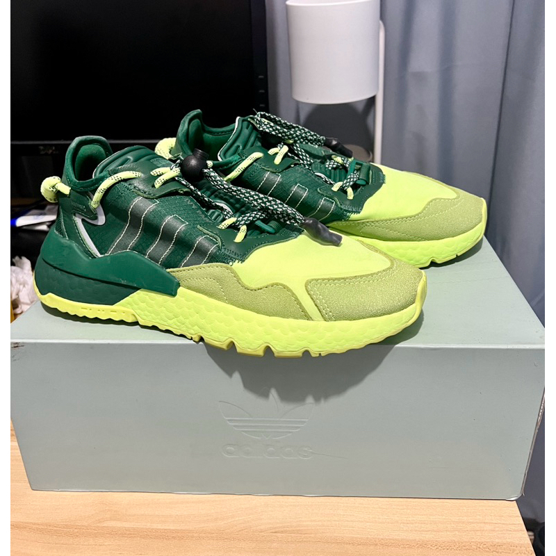 Adidas nite jogger cheap green