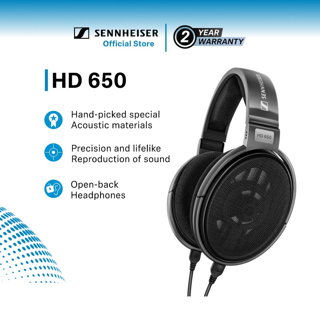 Sennheiser HD 650 Headphones –