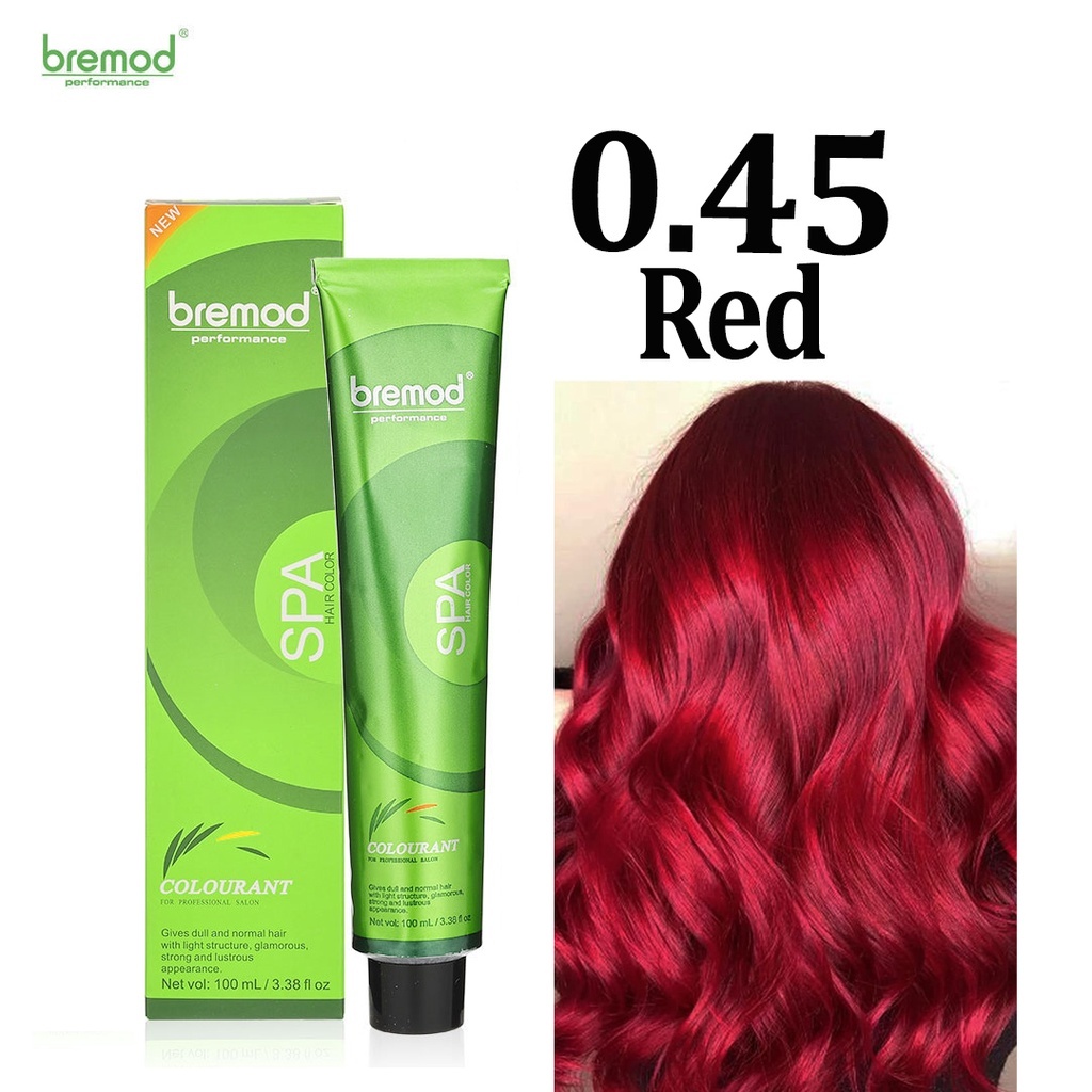 0.45 RED Bremod Hair Color( WITH OXIDIZING) | Shopee Philippines