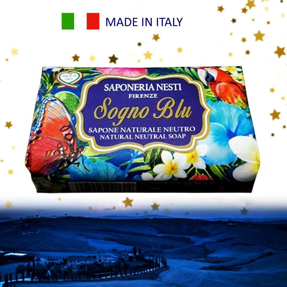 Nesti Dante Sogno Blu Natural Neutral Soap - Natural Soap Blue