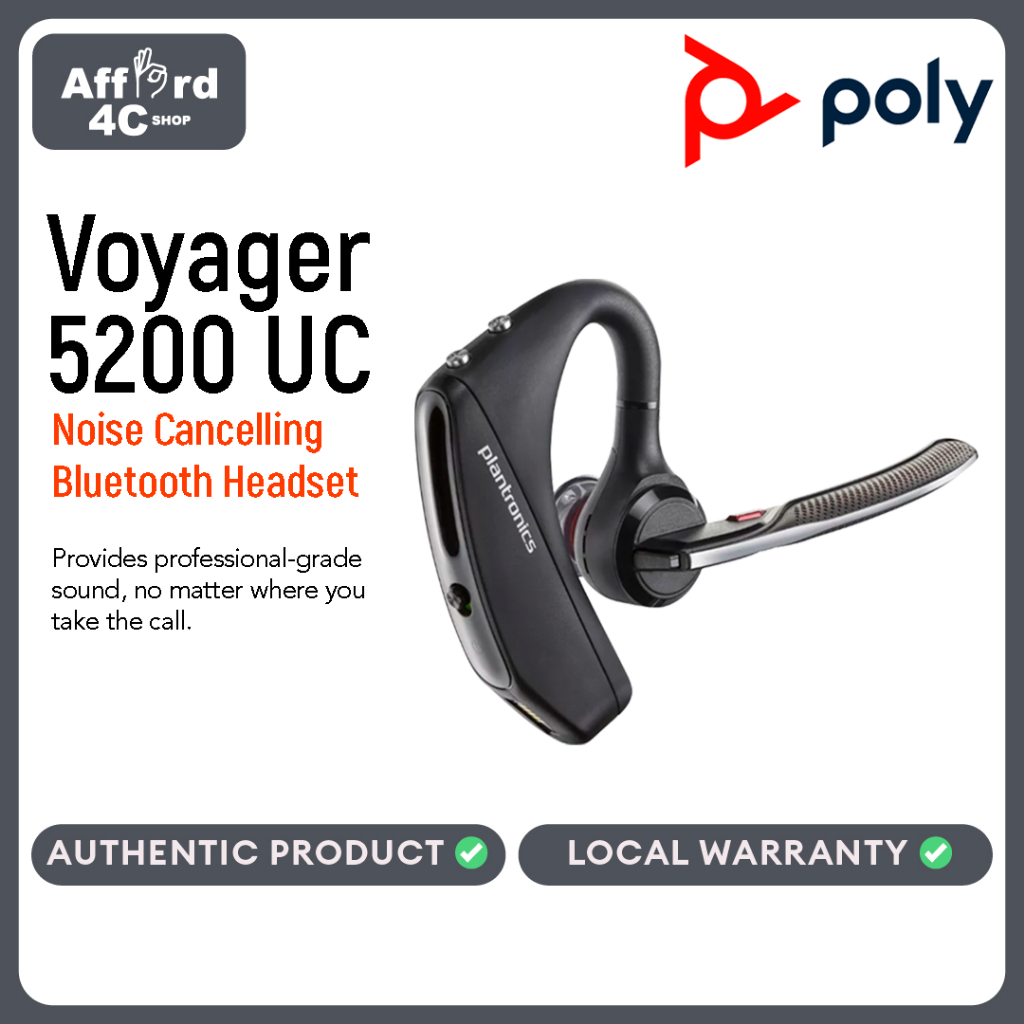 Plantronics voyager 5200 uc bluetooth online headset