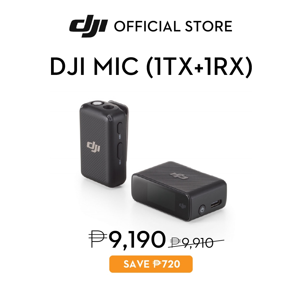 The New DJI MIC (1 TX+ 1 RX) - Urban Gadgets PH