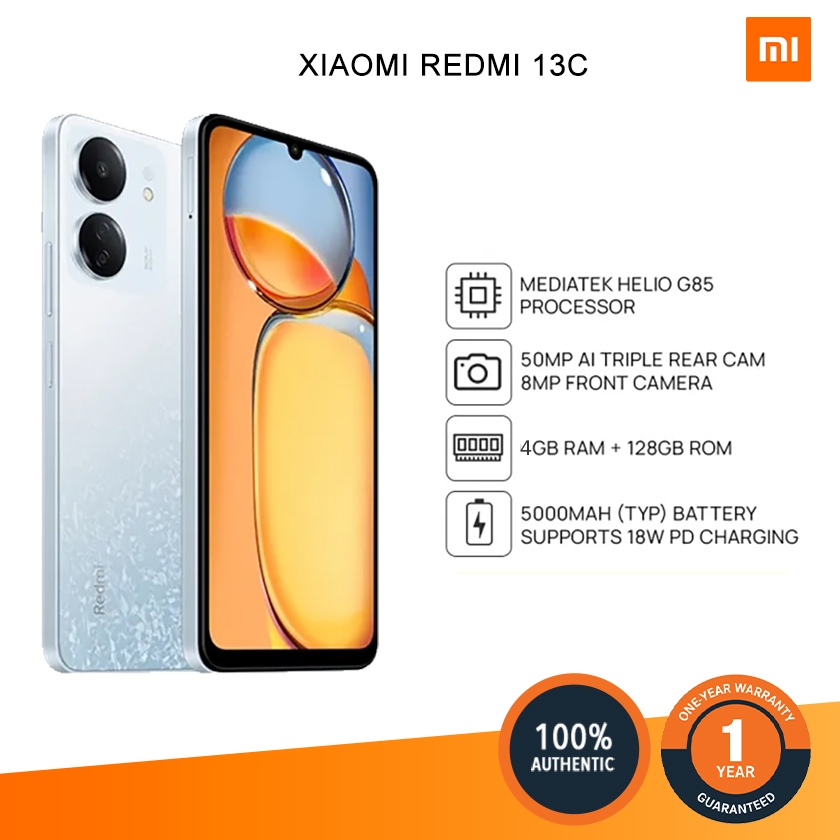 اشتري موبايل Redmi 13C 4/128 شاومي بأفضل سعر