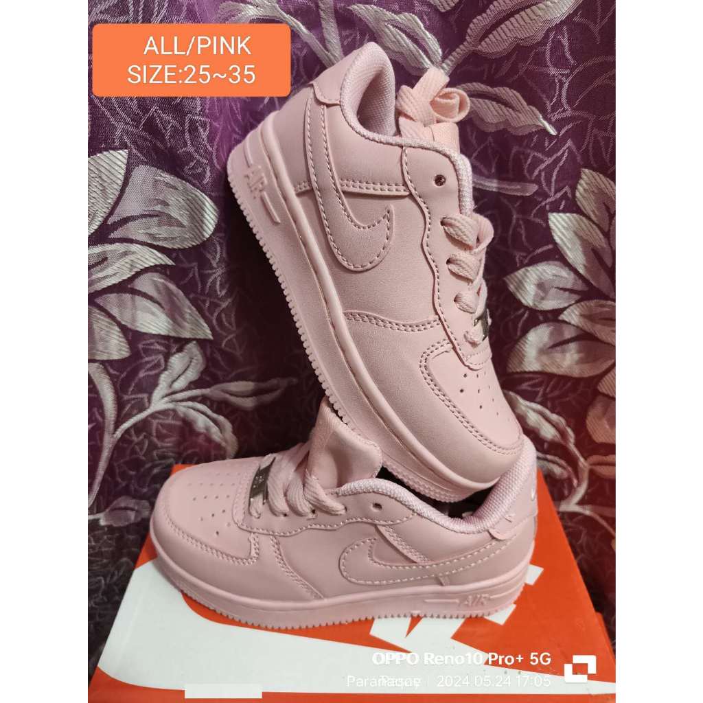 NEW COLOUR NIKE Air Force one kids casual sneakers SIZE 25 35 Shopee Philippines