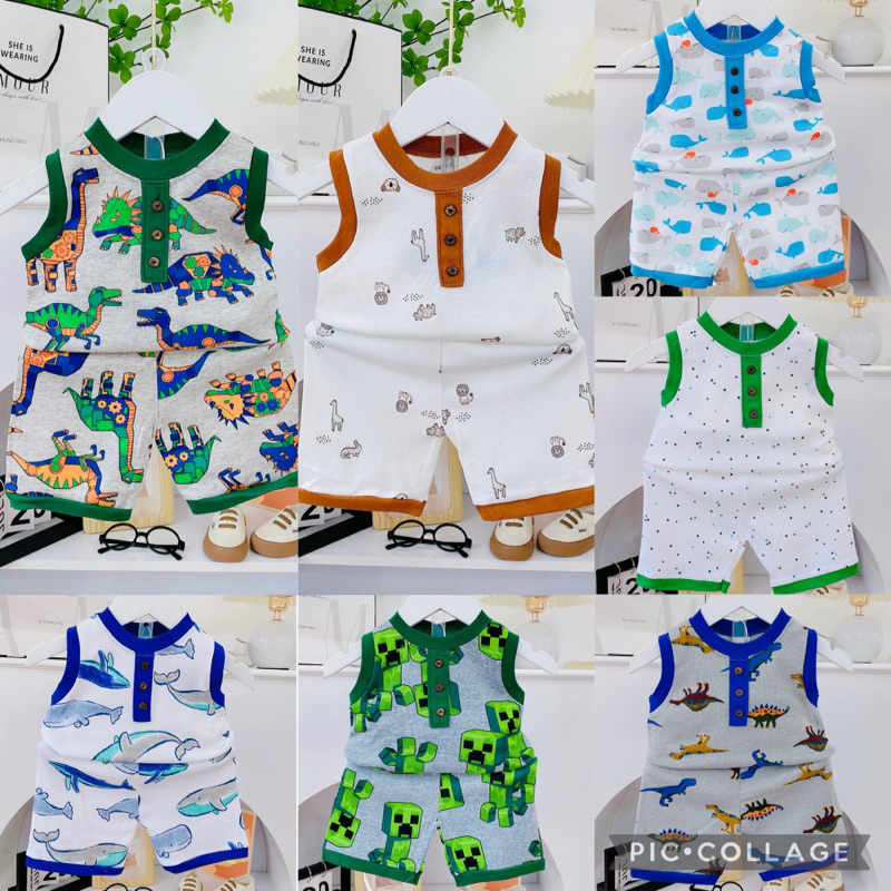 JanElla's PAJAMA SET BIG SIZE (4 to 9 Years Old) SLEEPWEAR TERNO for KIDS  BOYS 100% Cotton Made in Vietnam