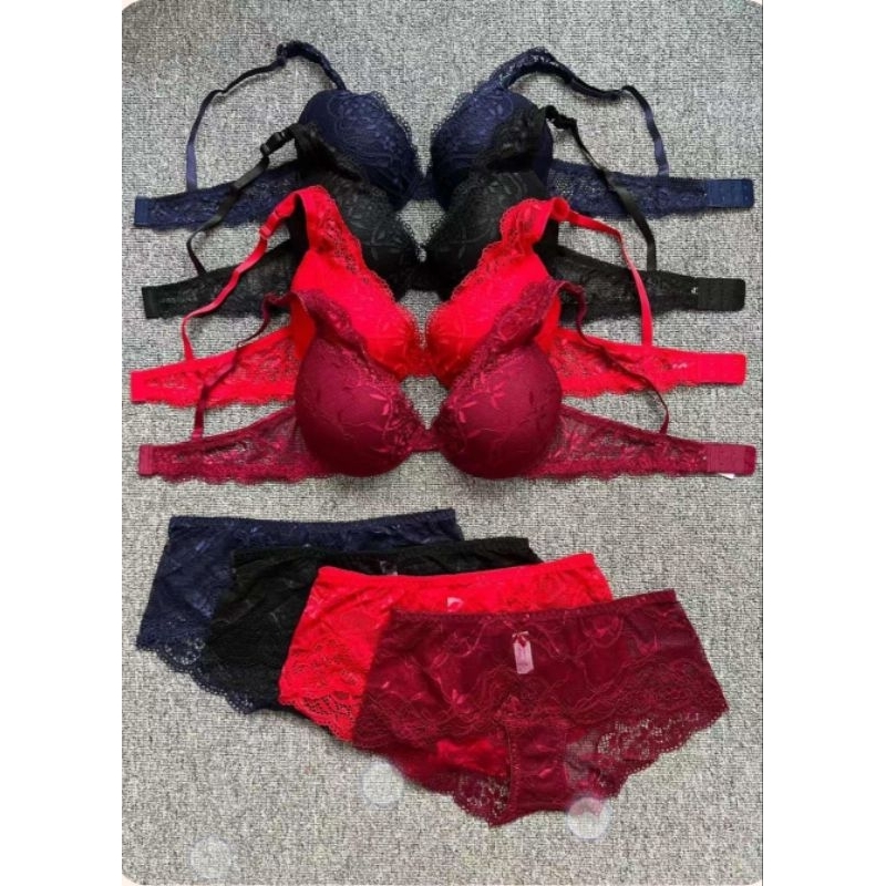 Buy Bra Panty Set Sale Terno Black online