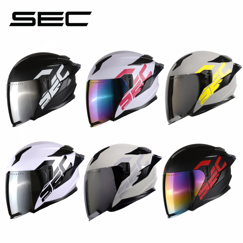 Sec helmet hot sale half face