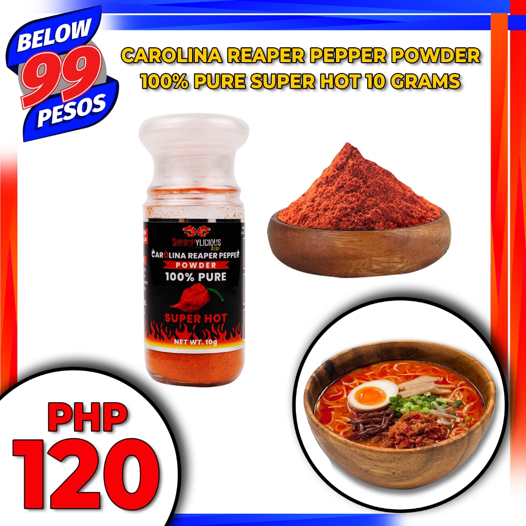 Below99pesos Carolina Reaper Pepper Powder 10g 50g 100 Pure