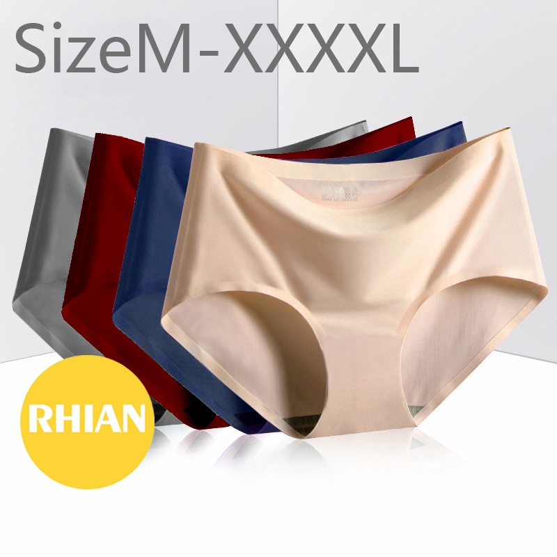 Women Underwear Plus Size Silk Panties