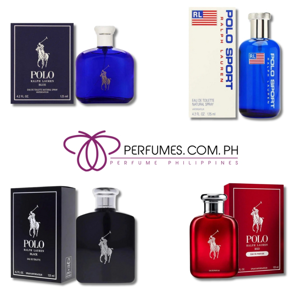 Ralph Lauren Polo Perfume for Men Blue Deep Blue Parfum Black