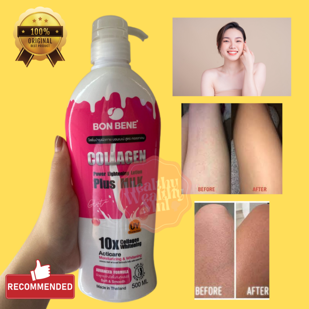 Original Bon Bene Collagen Power Lightening Lotion Plus Milk 500ml