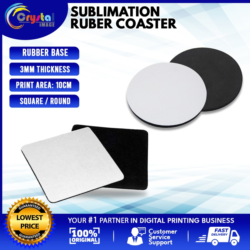10pcs Sublimation Blank Coasters DIY Customized MDF Square Circle Hardboard  Coaster Insulation Sublimation Cup Pad Slip 10x10cm - AliExpress
