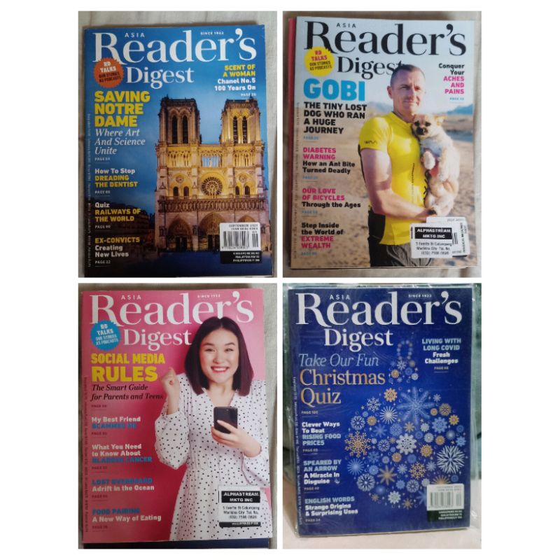 READER'S DIGEST ASIA ENGLISH, Discount Subscriptions