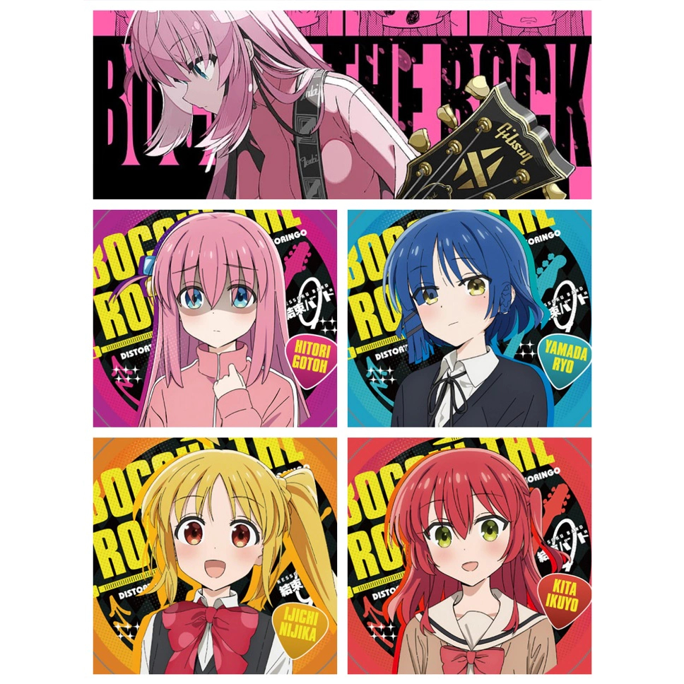 Bocchi The Rock! (Anime): Character Portrait Button Pin 1.75