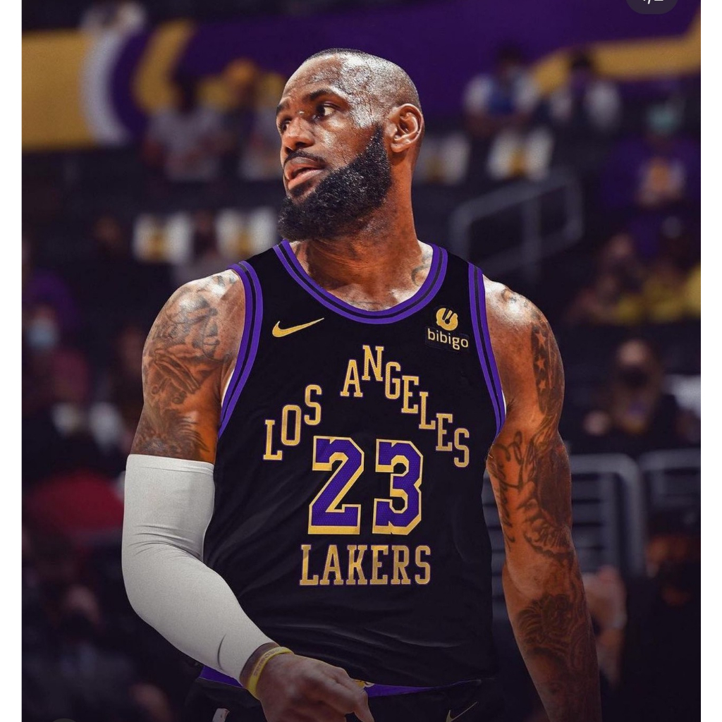 Los Angeles Lakers LeBron James #23 Association Swingman Jersey in 2023