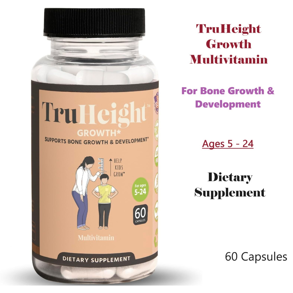  TruHeight Capsules - Natural Height Growth for Kids