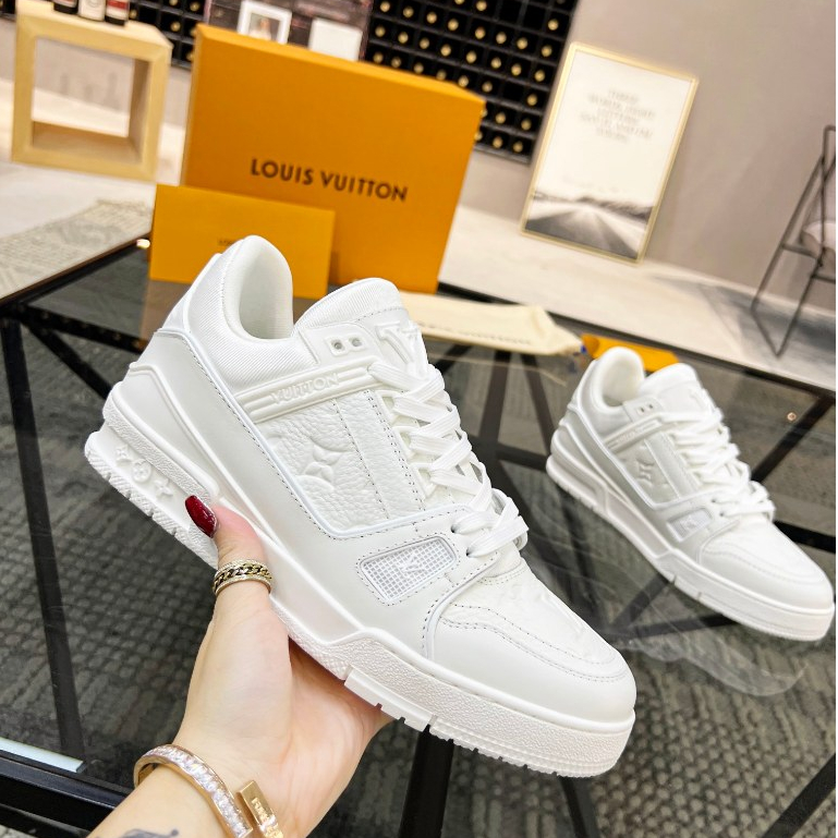 Louis Vuitton Lv Boombox High-top Sneakers White