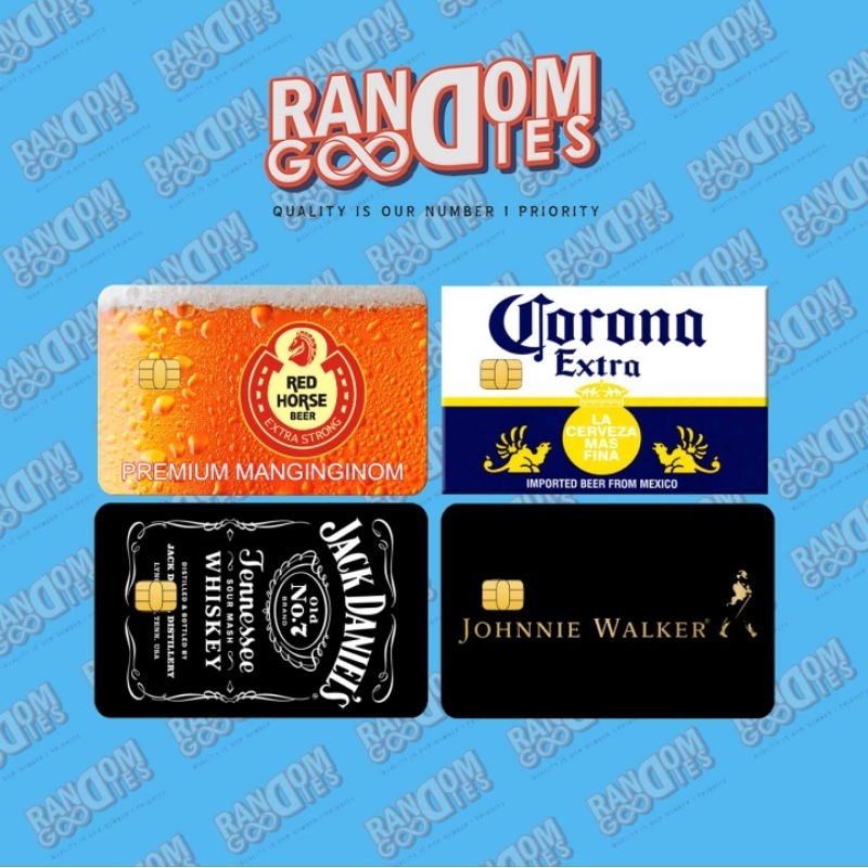 ATM/Beep Card Skin Stickers LUXURY BRANDS. High Quality Vinyl