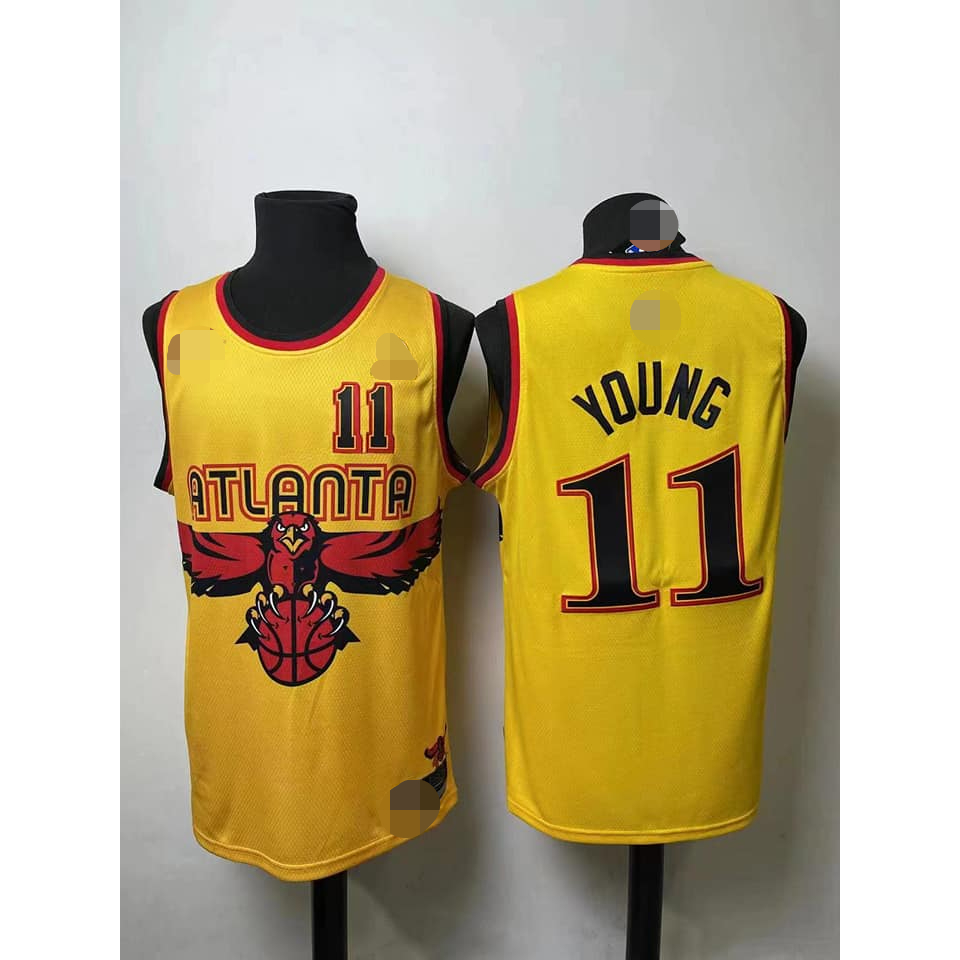 Atlanta hawks best sale yellow jersey