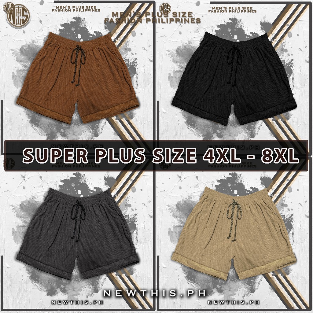 Corduroy Plus size shorts up to 64 inches waistline