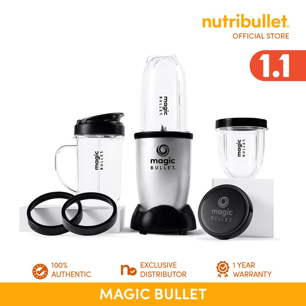 Magic Bullet NutriBullet Nutrition Extraction Mixer/Blender, 8 Piece 