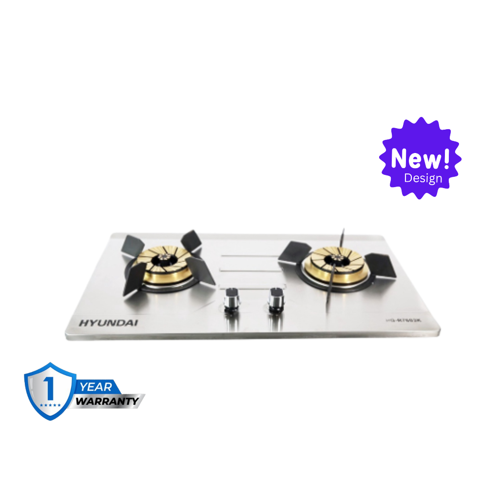 Hyundai Gas Stove Stainless Built in HG R7603K NEW DESIGN