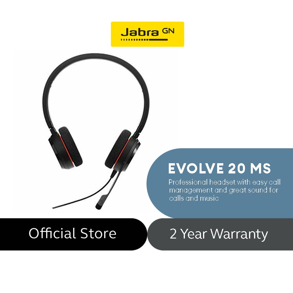 Auricular Call Center Jabra Evolve 20 MS Stereo HSC016
