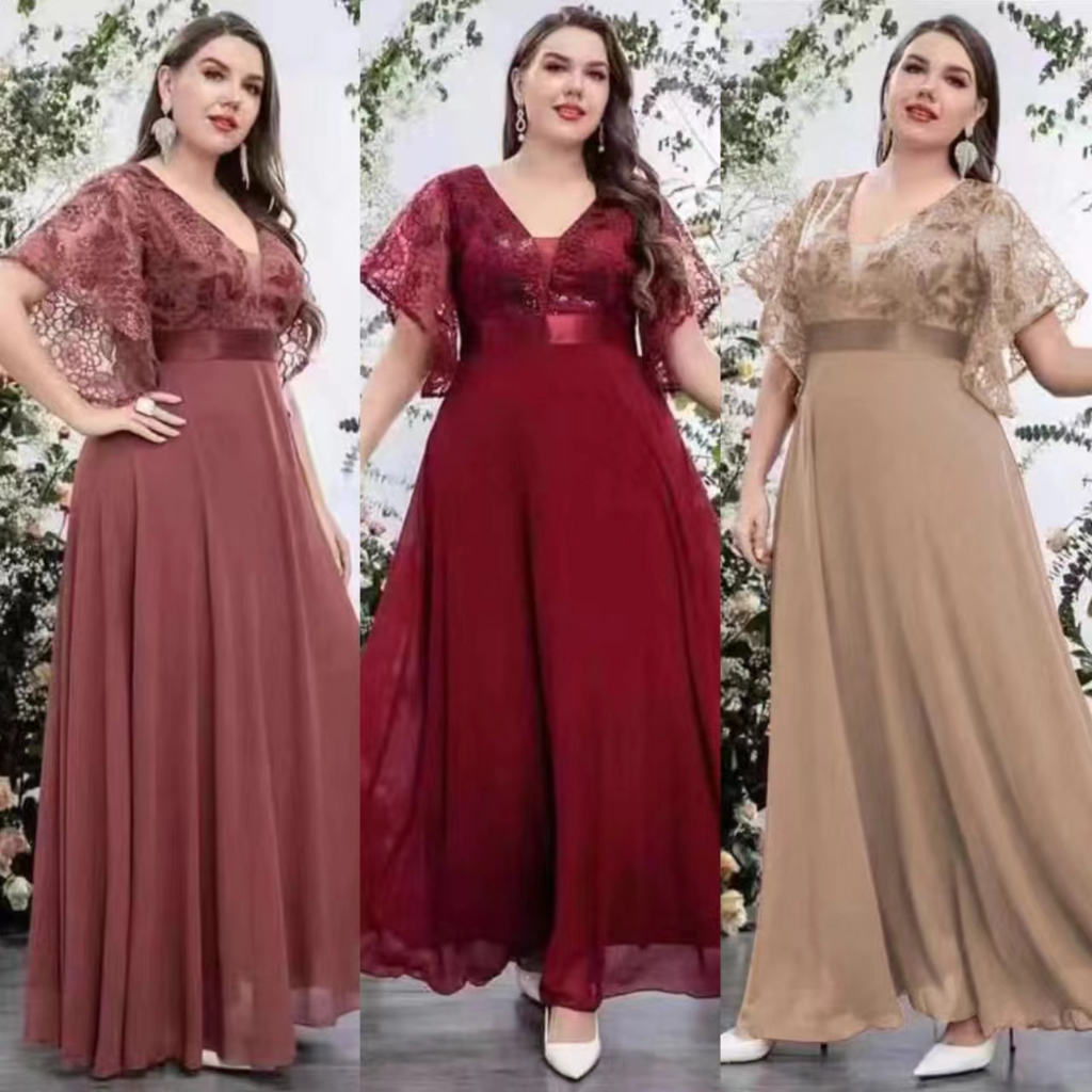 Long gown designs for chubby ladies hotsell